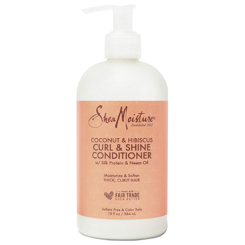 Shea Moisture Coconut & Hibiscus Curl & Shine Conditioner - 384ml