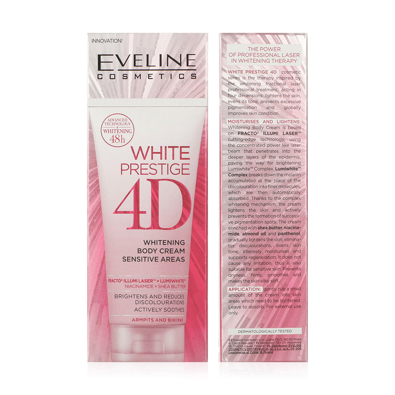 Eveline White Prestige 4D Whitening Body Cream - 100ml