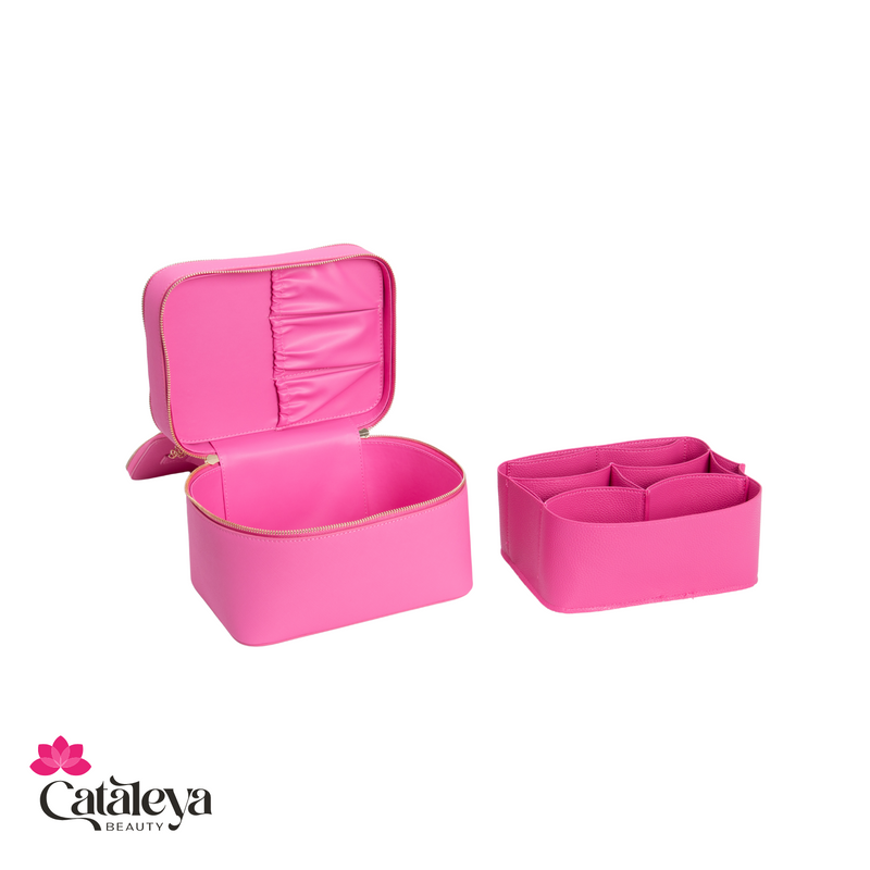 Cataleya Milano Cosmetics Case - Pink