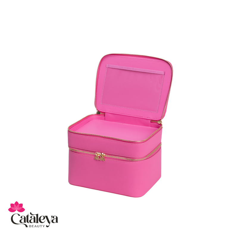 Cataleya Milano Cosmetics Case - Pink