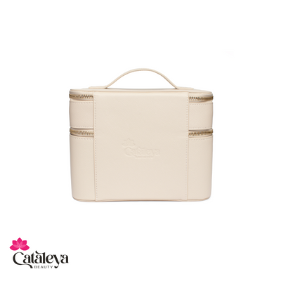 Cataleya Milano Cosmetics Case - Beige