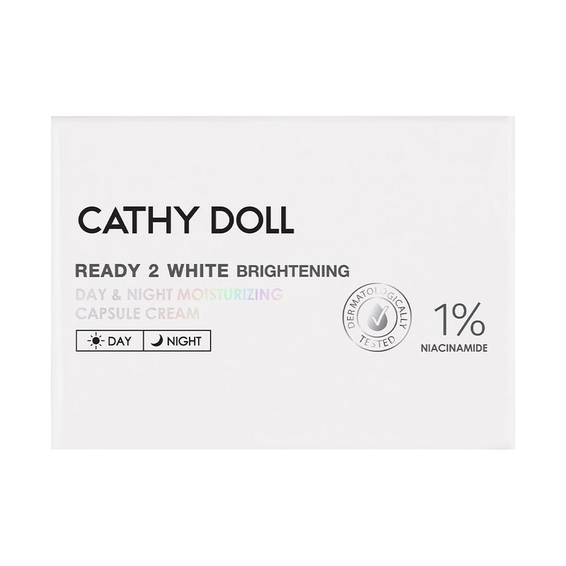 CATHY DOLL READY 2 WHITE BRIGHTENING DAY AND NIGHT MOISTURIZING CAPSULE CREAM