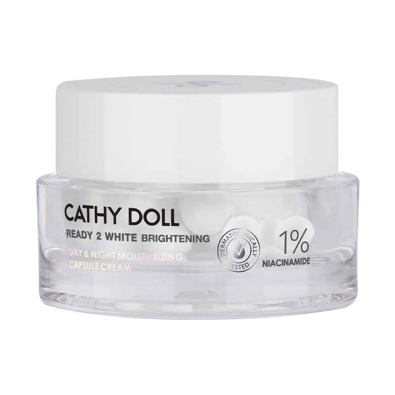 CATHY DOLL READY 2 WHITE BRIGHTENING DAY AND NIGHT MOISTURIZING CAPSULE CREAM