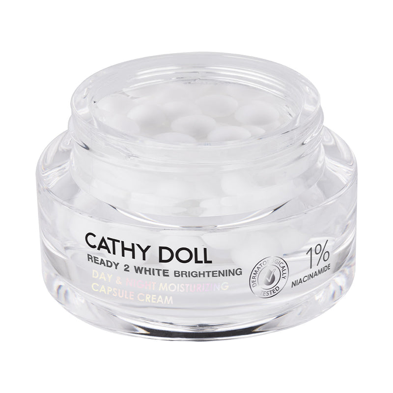 CATHY DOLL READY 2 WHITE BRIGHTENING DAY AND NIGHT MOISTURIZING CAPSULE CREAM