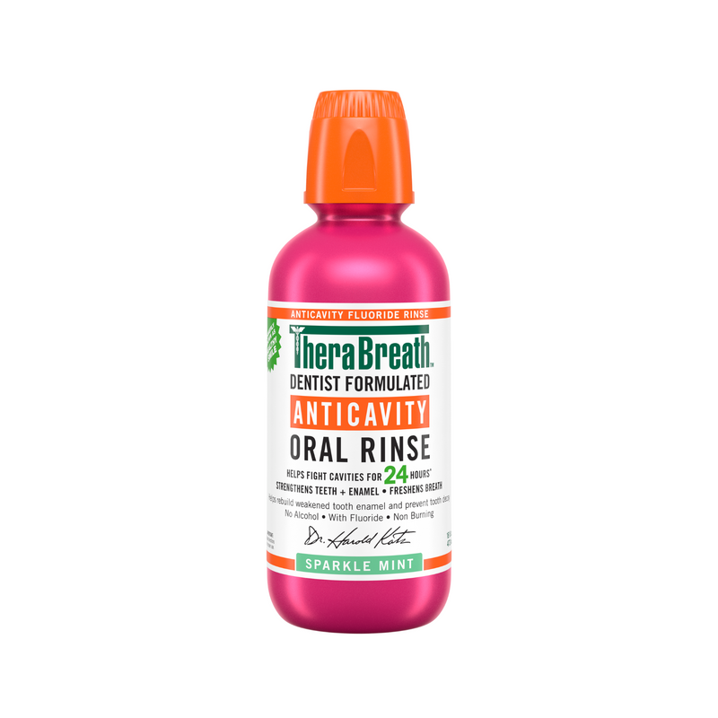 TheraBreath Co Healthy Smile Oral Rinse Sparkle Mint