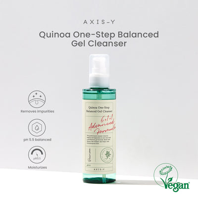 Axis-y Quinoa One Step Balanced Gel Cleanser - 180ml