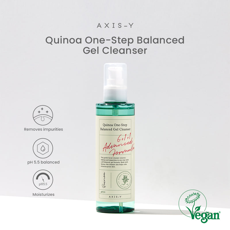 Axis-y Quinoa One Step Balanced Gel Cleanser - 180ml