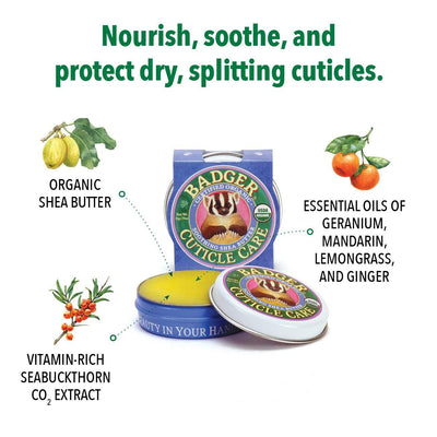 Badger Company Organic Cuticle Care Soothing Shea Butter - 21g