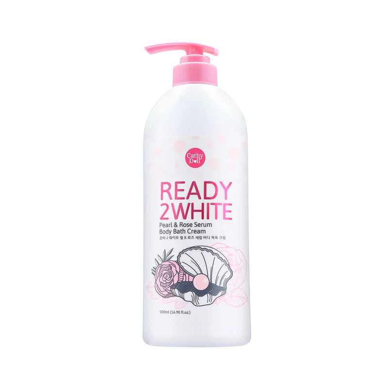 Cathy Doll Ready 2 White Pearl & Rose Serum Body Bath Cream - 500ml