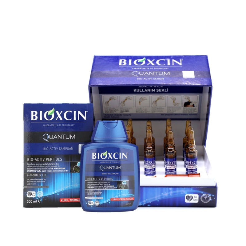 Offer of Bioxcin Quantum Serum 15x6 ML + Quantum Shampoo Normal Hair 300ML